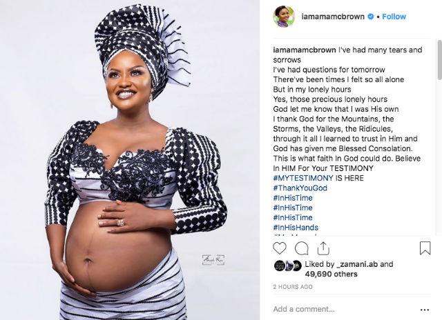 Photos: Fans can’t keep calm over Nana Ama McBrown’s new baby